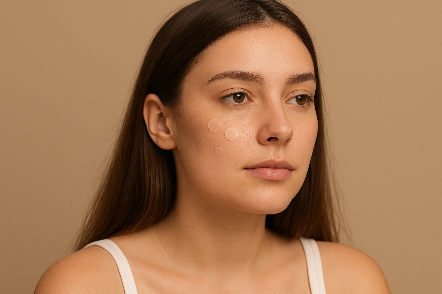 10 razloga zašto su „pimple patches“ ili flasteri za bubuljice postali najveći skincare trend i da li zaista pomažu 1 Pimple patches ili flasteri za bubuljice: devojka sa flasterima na licu