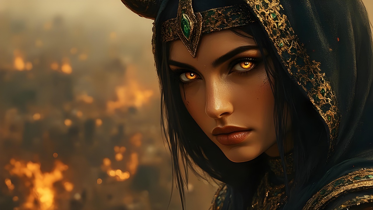 Dark astrology: devojka sa svetlećim očima