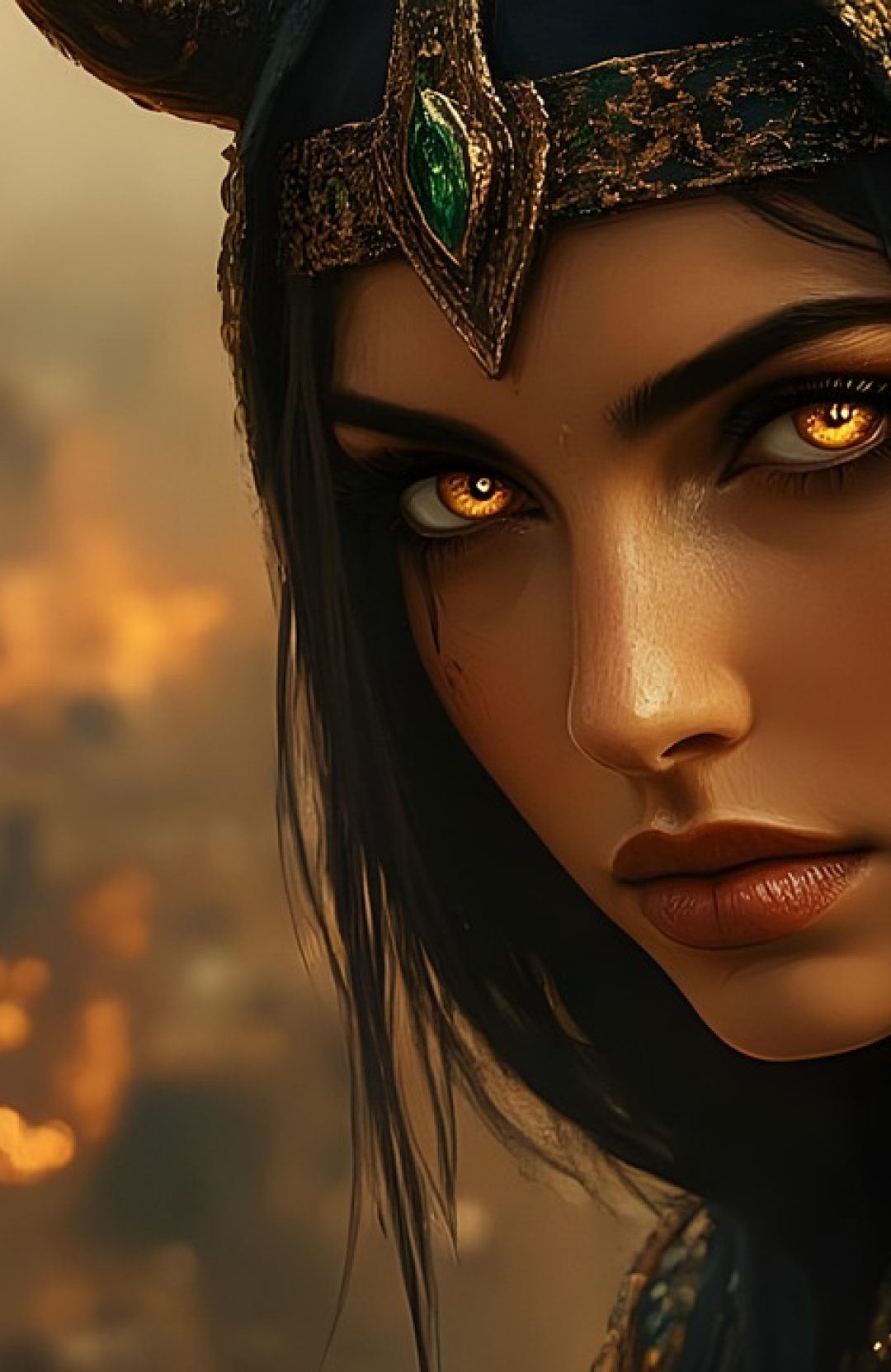 Dark astrology: devojka sa svetlećim očima